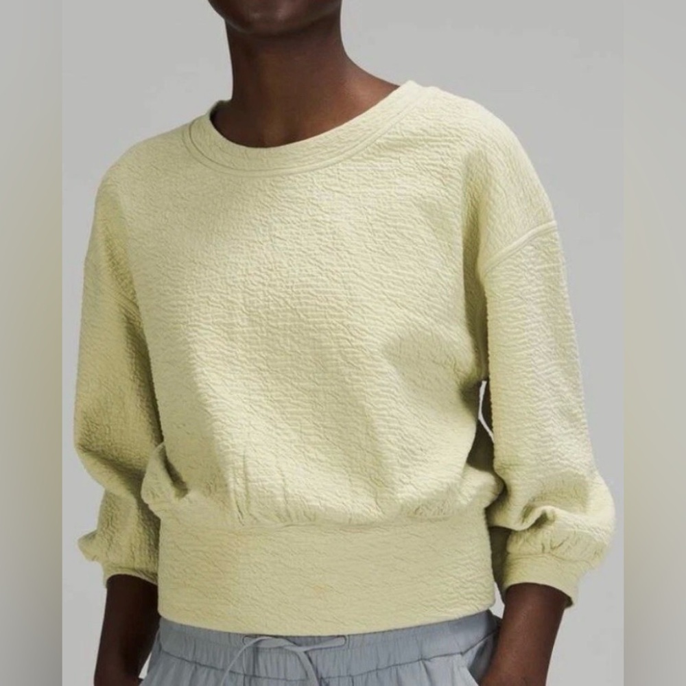 Lululemon Athletica Textured Crewneck Pullover